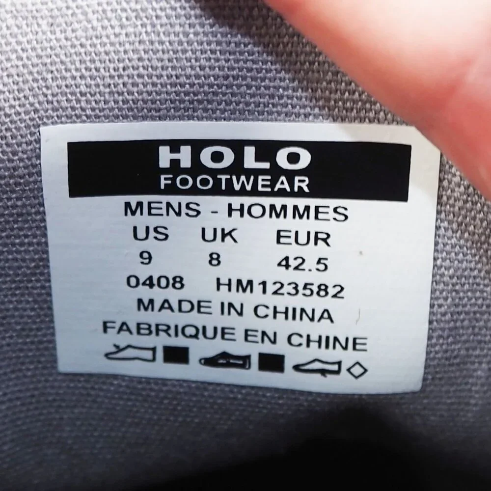 Holo Footwear Eco Athena Chukka Boots Men's 9 Panna Cotta‎ (Grey) HM123582